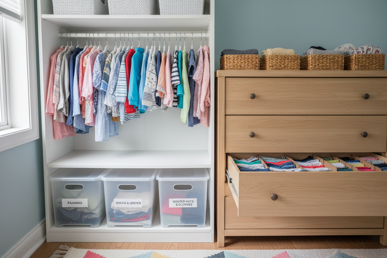 Organizing Kids' Clothing: Smart Storage Solutions for Busy Families