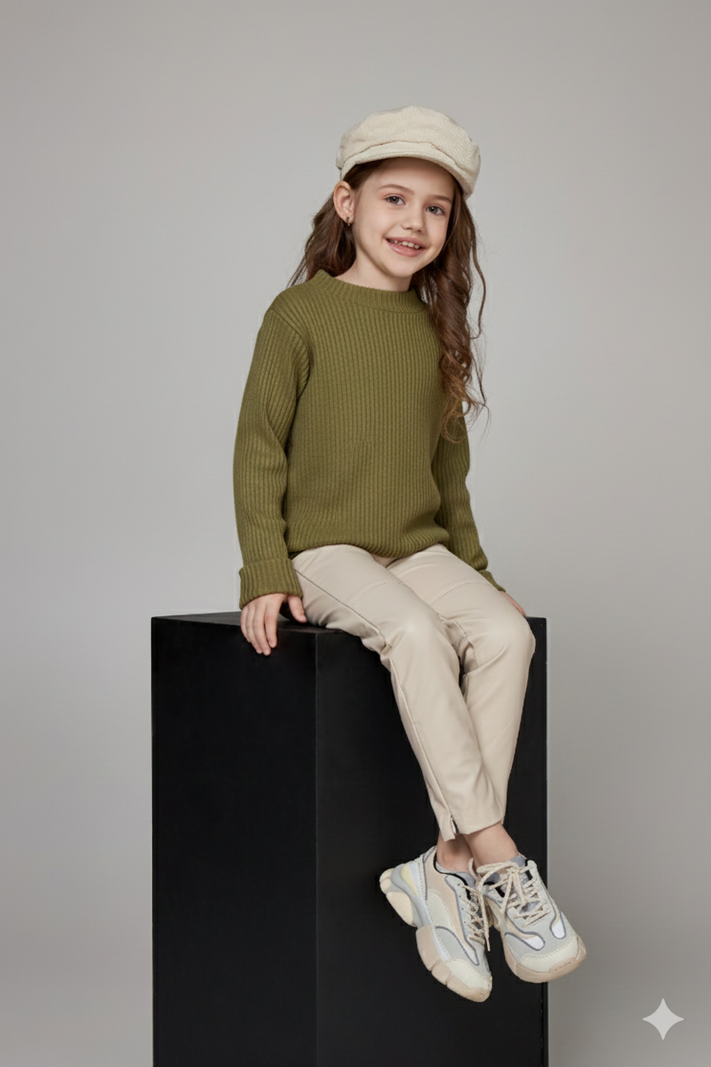 Girls Cable Knit tshirt