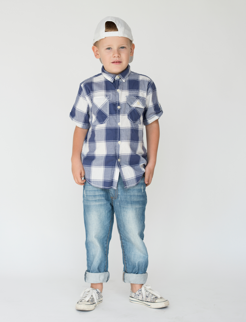 Boys Plaid Shirt